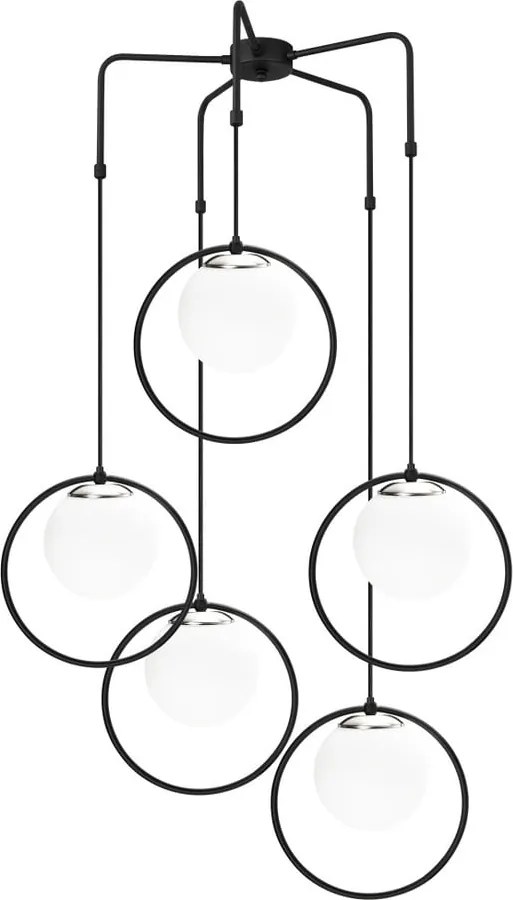 Apparecchio a sospensione in metallo nero Opviq luci Satyros - Opviq lights