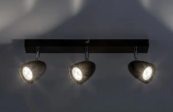 Rabalux 73019 - Faretto PERICO 3xGU10/5W/230V nero