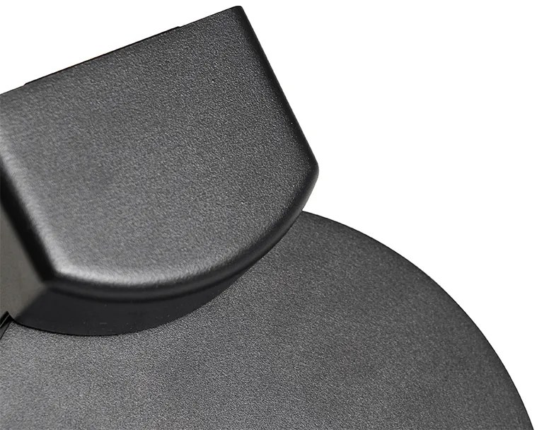 Lampada da parete per esterni nera con LED IP54 sensore di movimento - Esmee