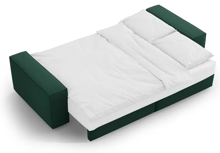 Divano letto verde 247 cm Jodie - Micadoni Home