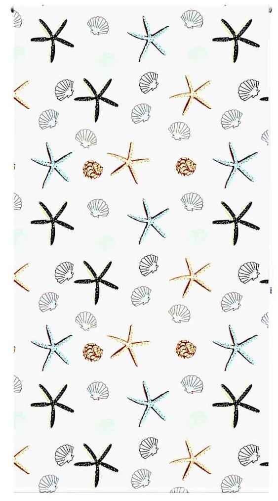 Tenda A Rullo Doccia 130x240 Cm Larghezza Tessuto 126 Cm /