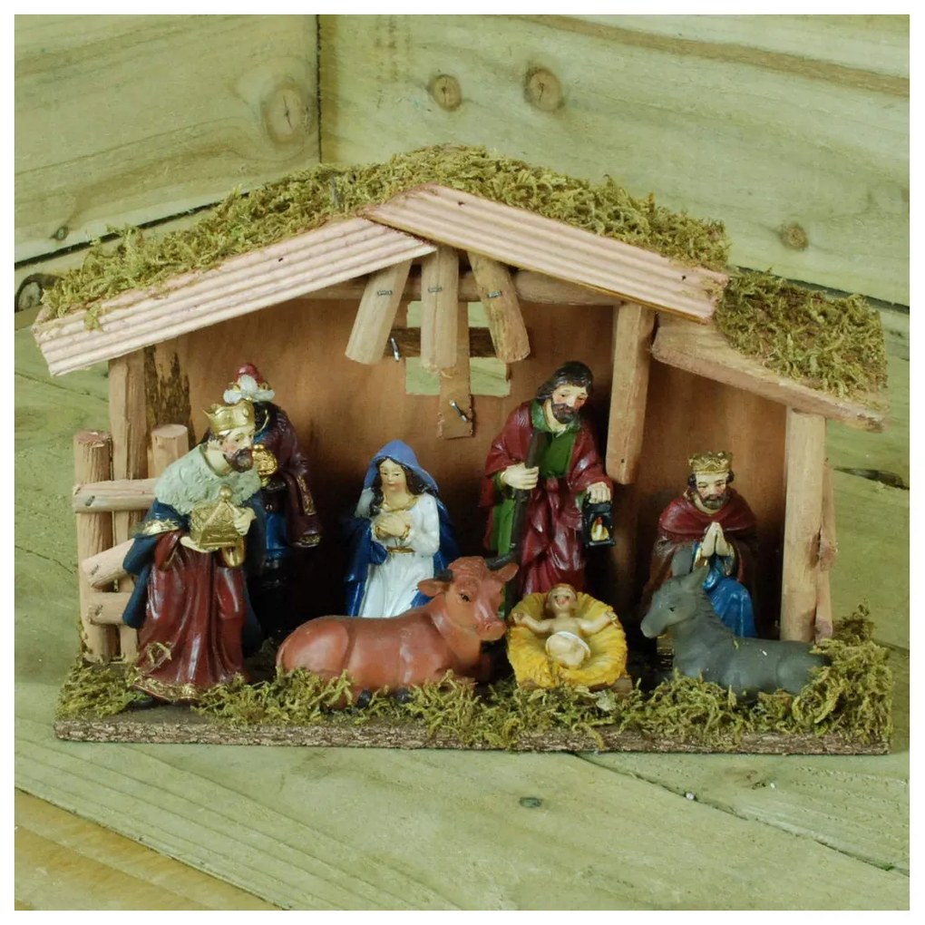 Presepe di Natale Metallo