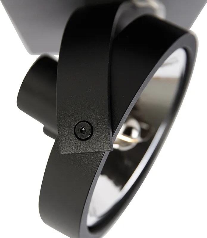 Faretto di design nero orientabile 2 luci - GO