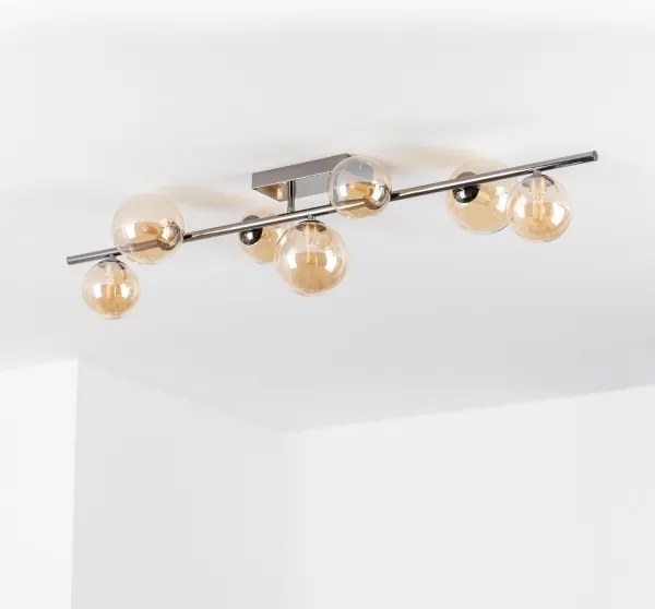 Brilagi - Plafoniera LED MILLA 7xG9/3W/230V nero cromato/oro