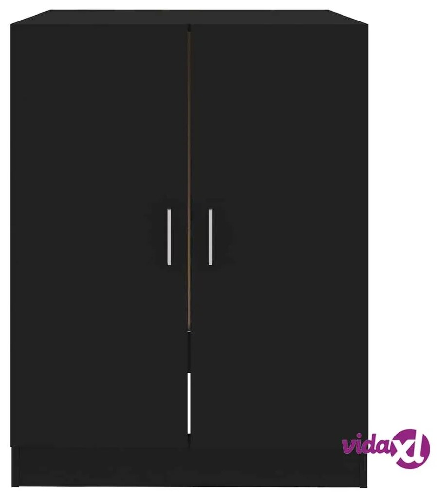vidaXL Mobile per Lavatrice Nero 71x71,5x91,5 cm