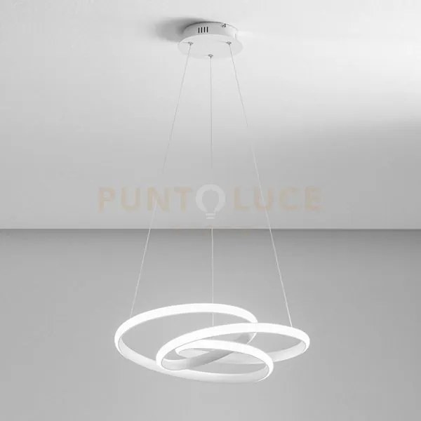 Diva s/s - lampadario a sospensione colore bianco a led 3000k 4800l...