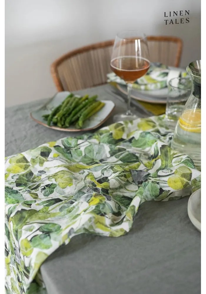 Runner da tavola in lino 40x200 cm Lotus - Linen Tales