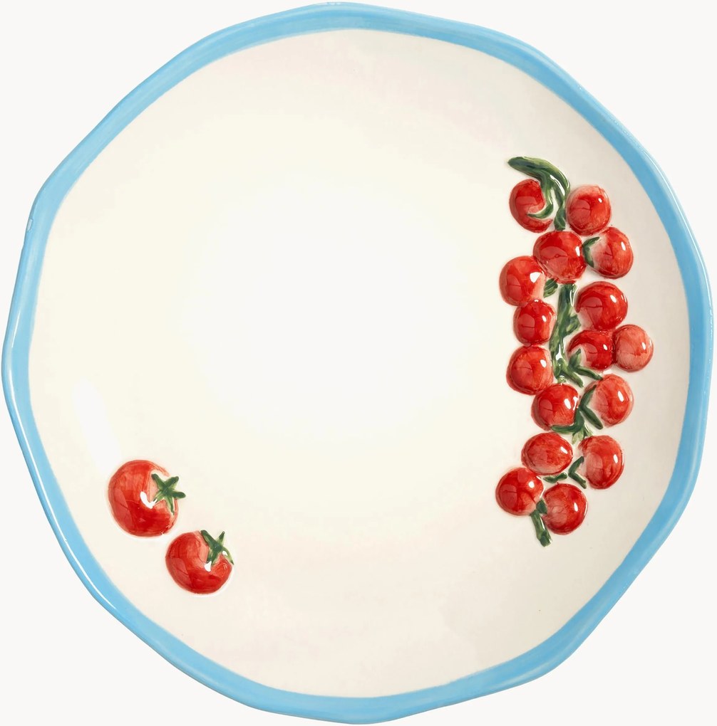 Piatto da portata fatto a mano Pomodoro