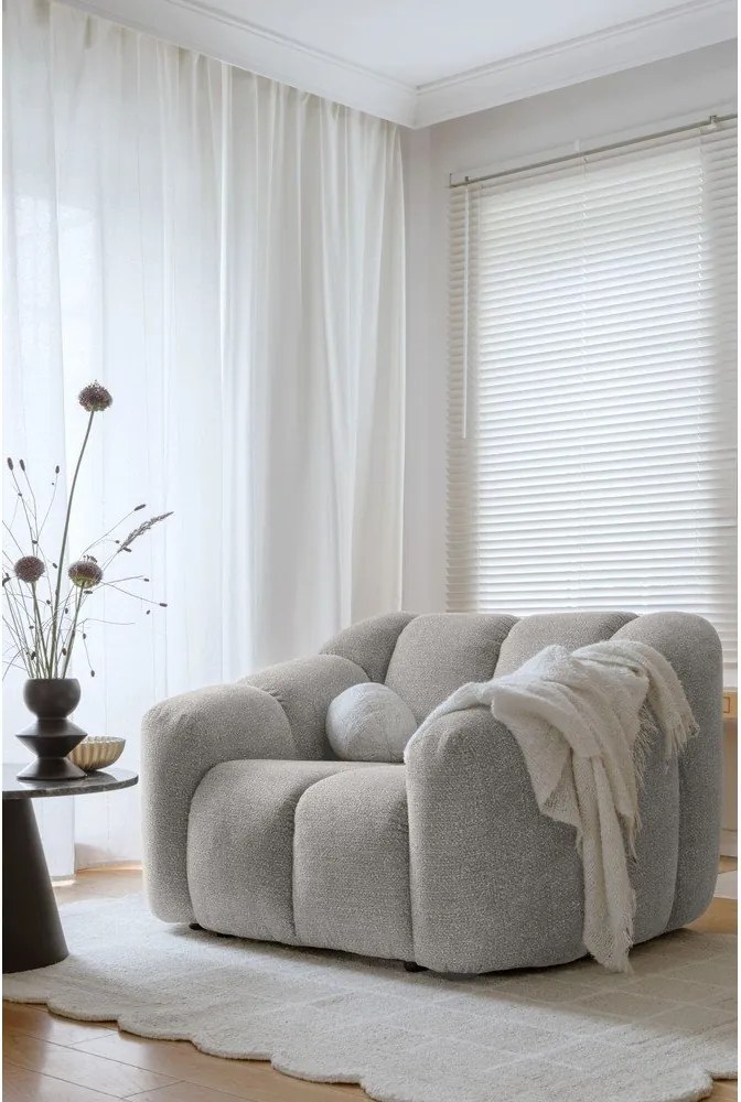 Poltrona grigio chiaro Shell – Miuform