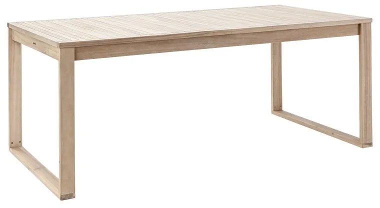 Tavolo da giardino allungabile Solaris NATERIAL in acacia naturale per 8 persone 180/240x90cm