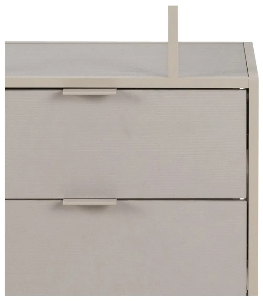 Libreria grigia 77x185x35 cm Seaford – Actona