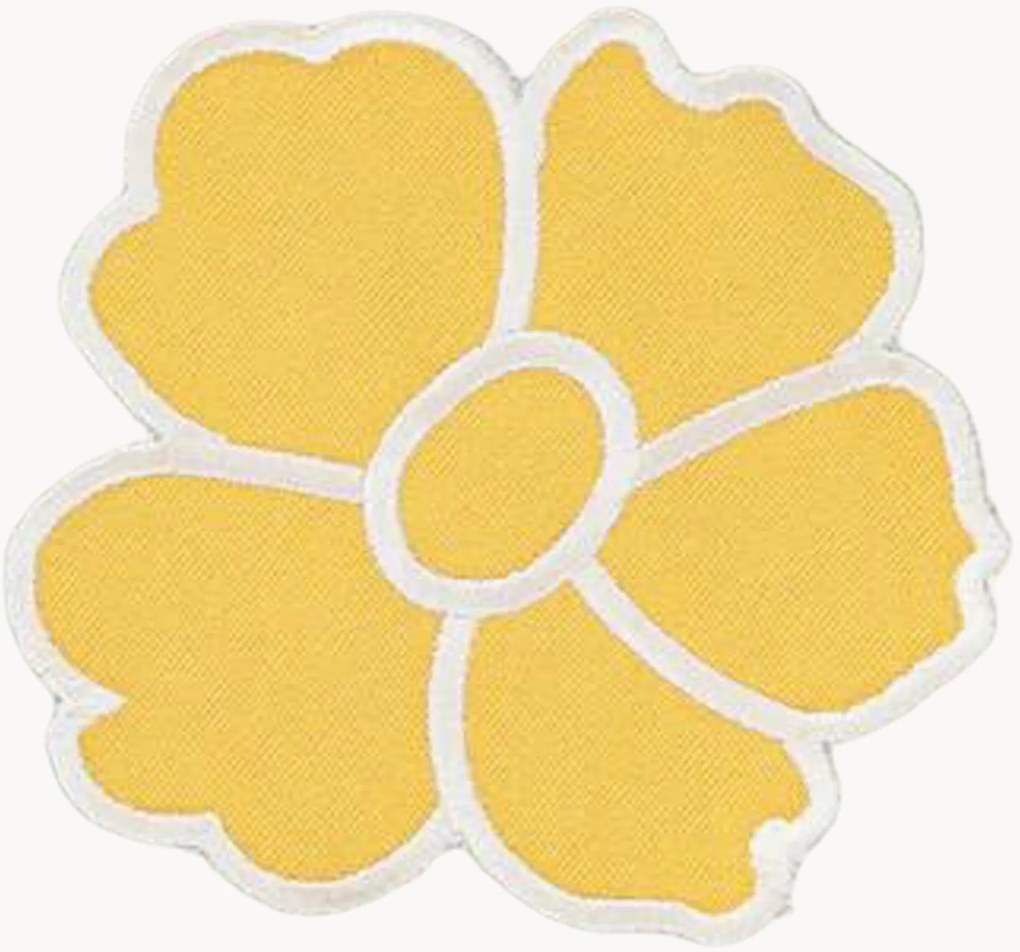 Sottobicchiere in cotone a forma di petalo Daisy