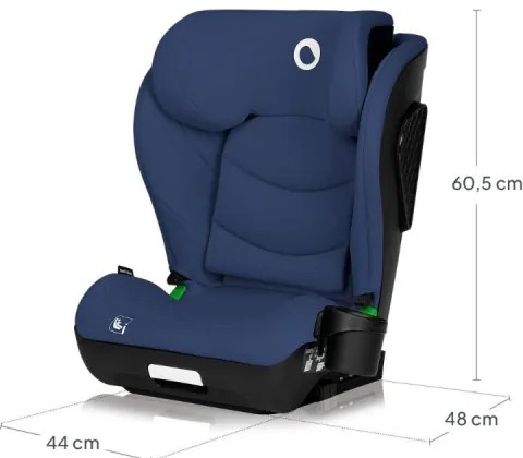 Lionelo - Seggiolino auto NEAL i-Size 100-150 cm Blu Navy