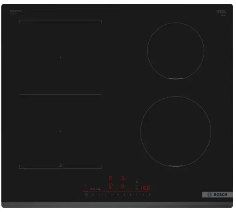 Bosch - Serie 6 PVS631HC1E Nero Integrato 59,2 cm Conpiano cottura a induzione di 4 zona/e