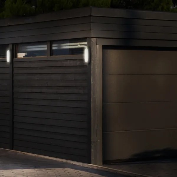 Solight WO744-G- Applique a LED da esterno LED/13W/230V 4000K IP54 grigio ovale