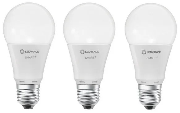 SET 3x LED lampadina dimmerabile SMART+ E27/9W/230V 2700K-6500K Wi-Fi - Ledvance
