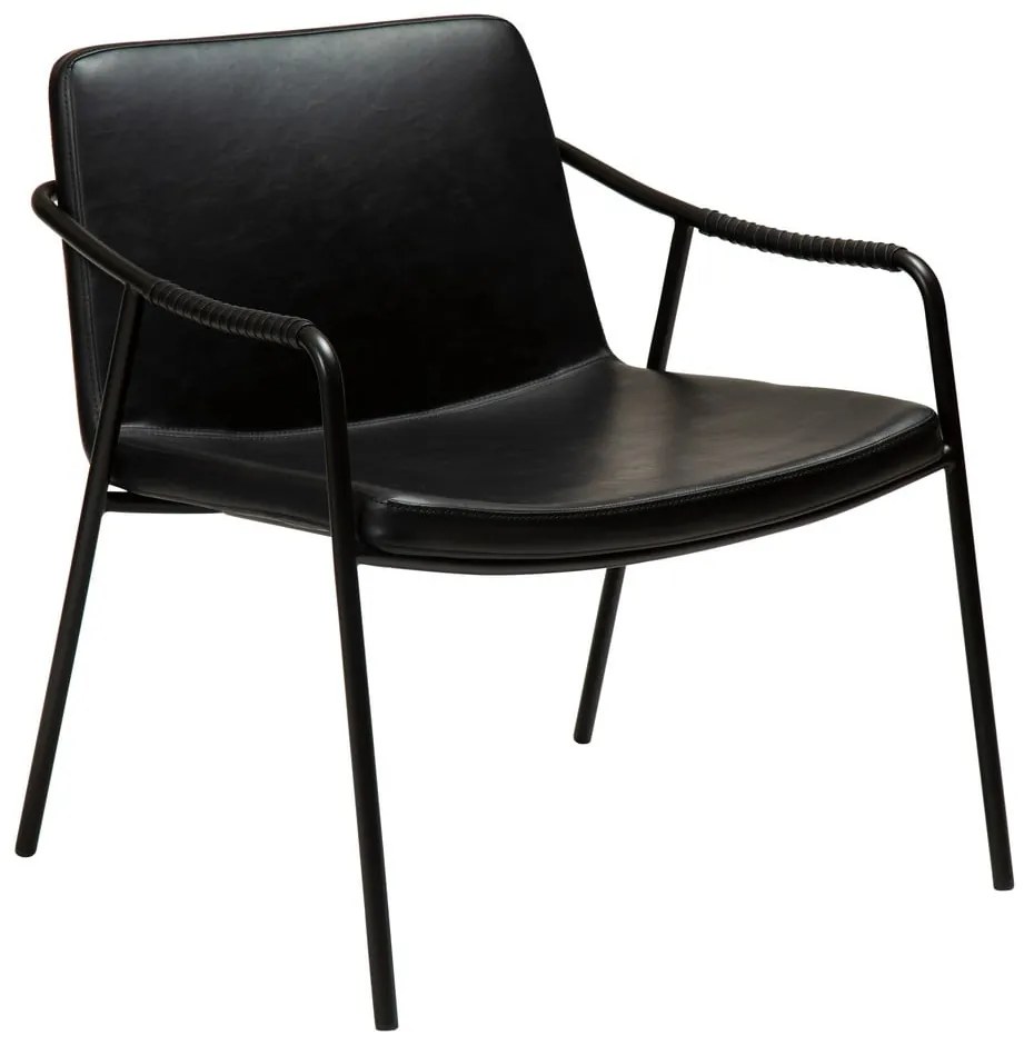 Poltrona in similpelle nera Boto - DAN-FORM Denmark