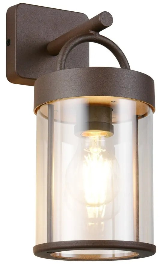 Illuminazione esterna da parete (altezza totale 29 cm) Almeria – Reality