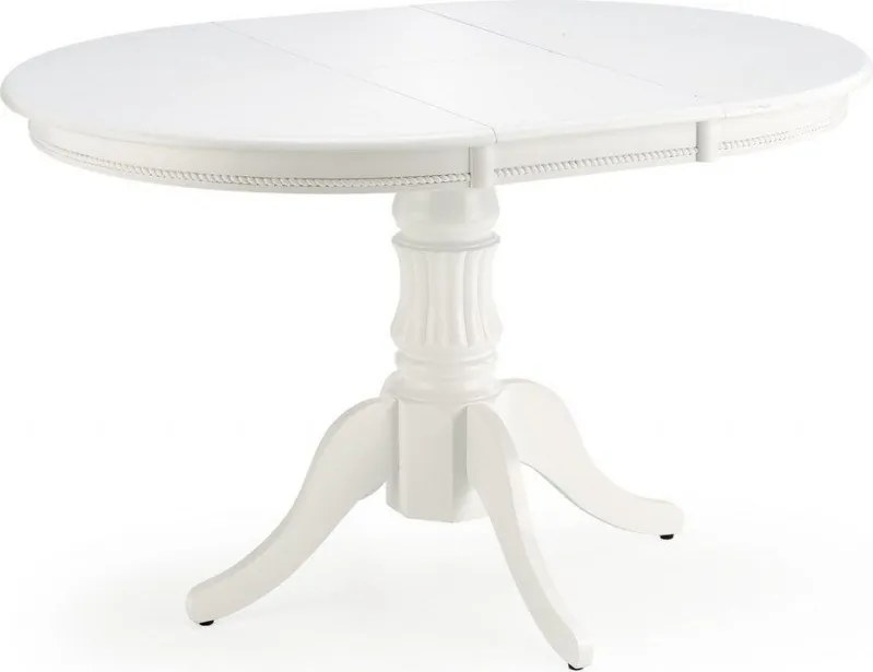 Tavolo allungabile William bianco - L90/124 x l90 x h75 cm