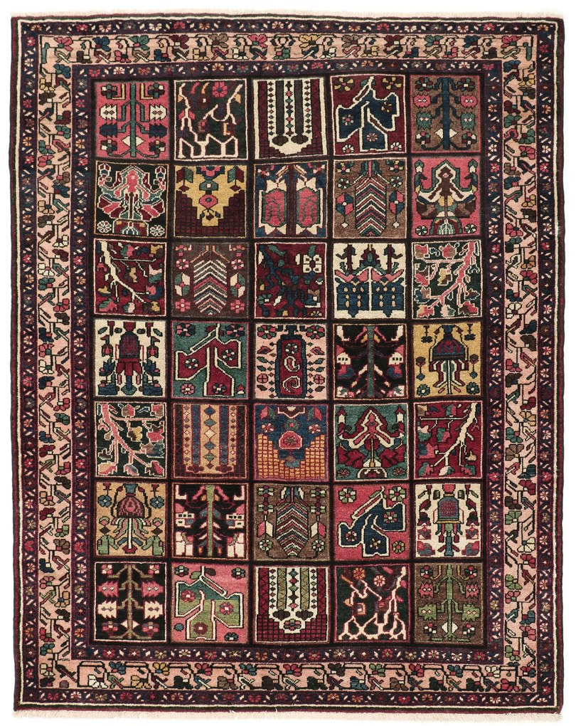 Bakhtiar Tappeto persiano 160 x 210 (Iran) Annodato A Mano