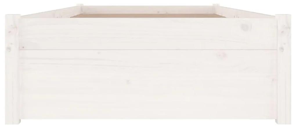Giroletto Bianco con Cassetti 90x190 cm Single