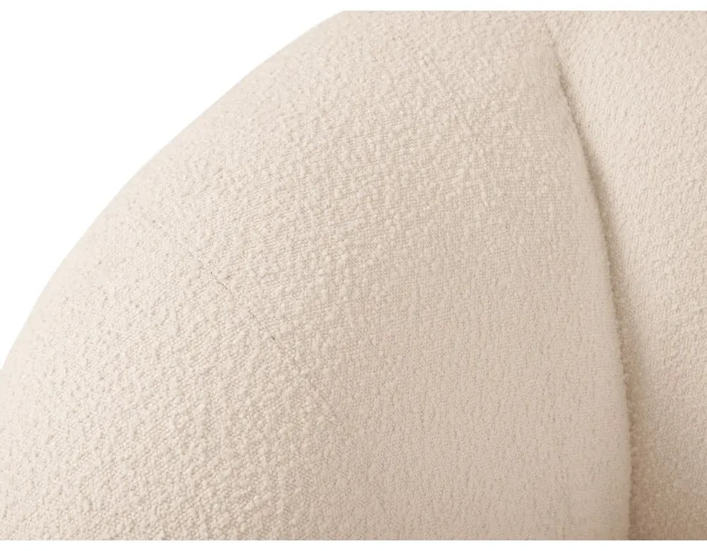 Divano bouclé crema 210 cm Essen - Cosmopolitan Design