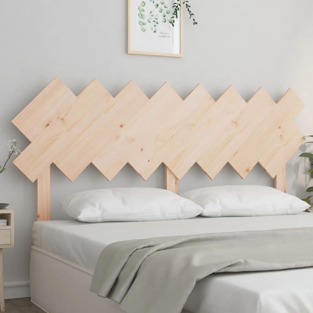 Testiera Per Letto 159,5x3x80,5 Cm İn Legno Massello Di Pino /