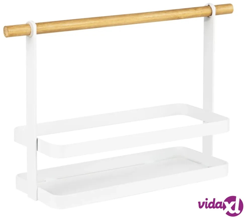 HI Scaffale da Cucina 30x10x20 cm Bianco