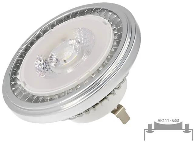 Lampada Faretto Led AR111 15W AC 220V Bianco Caldo Spot Angolo 35 Gradi Disegno Moderno