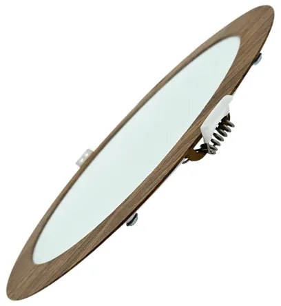 Lampada LED da incasso CIRCLE LED/18W/230V 4200K diametro 22 cm marrone