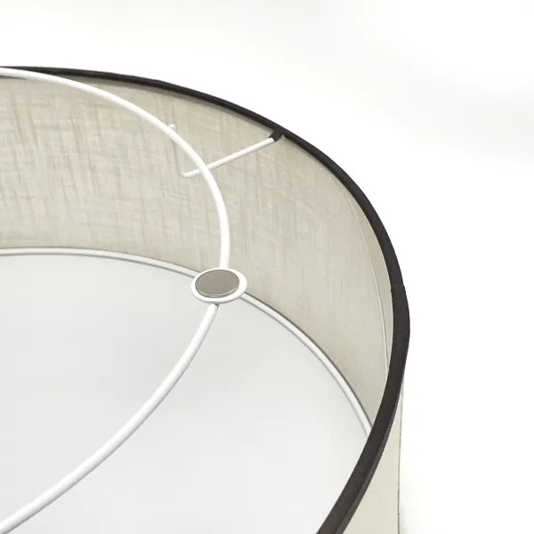 Brilagi - LED Plafoniera BELLADONNA 2xE27/15W/230V diametro 40 cm color crema/quercia