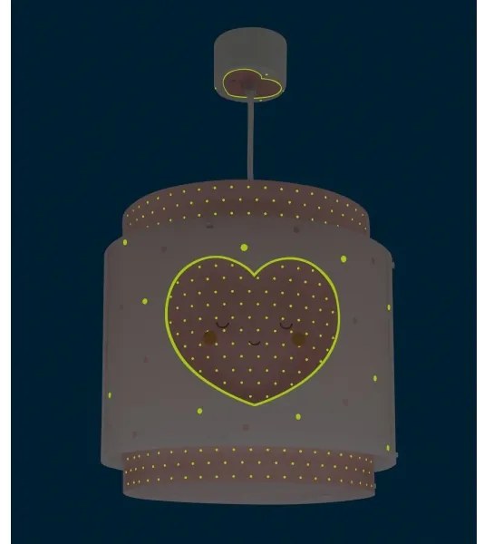 Dalber 76012S - Lampadario per bambini BABY DREAMS 1xE27/15W/230V rosa