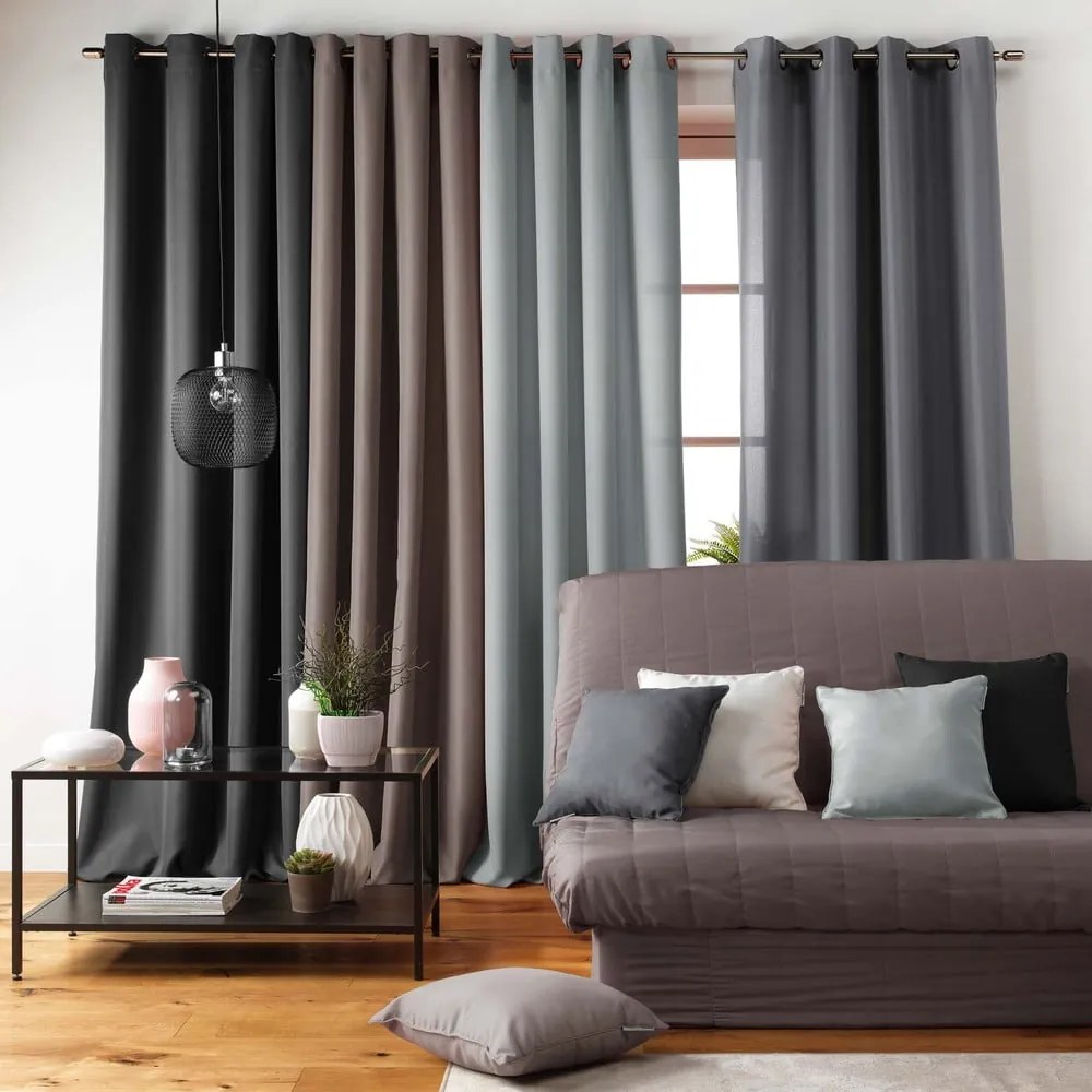 Copridivano elasticizzato marrone a 3 posti Essentiel - douceur d'intérieur