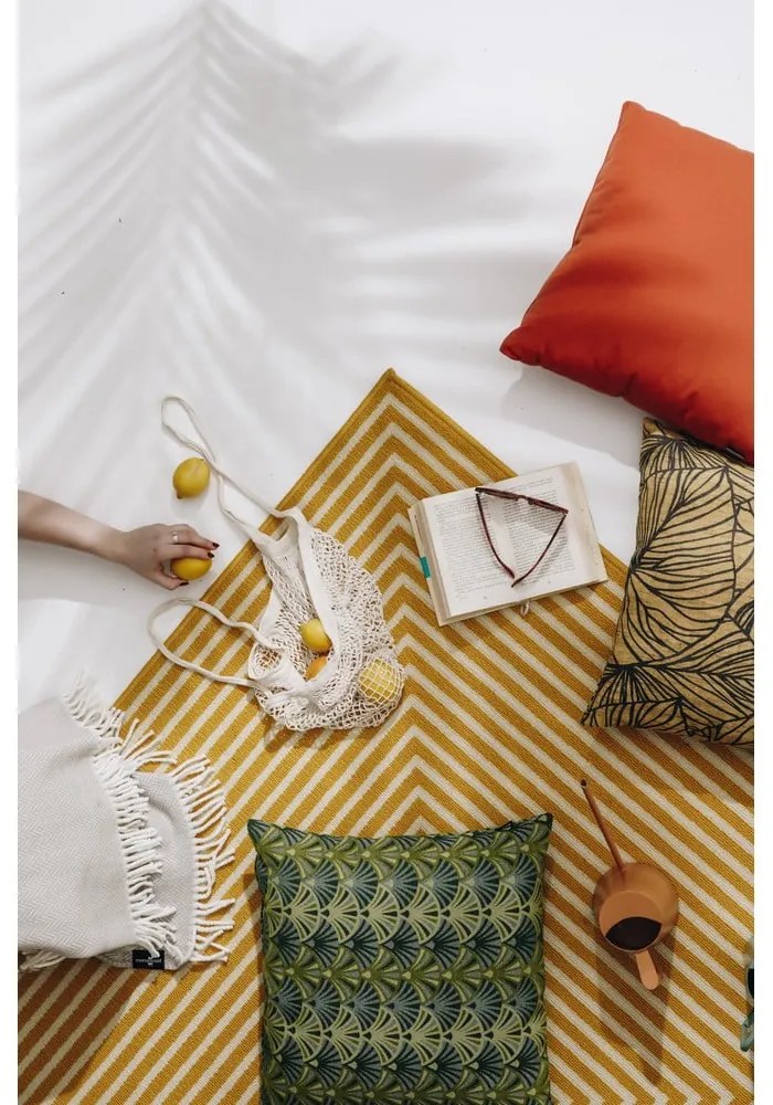 Plaid grigio chiaro con contenuto di cotone , 140 x 180 cm Skyline - Euromant