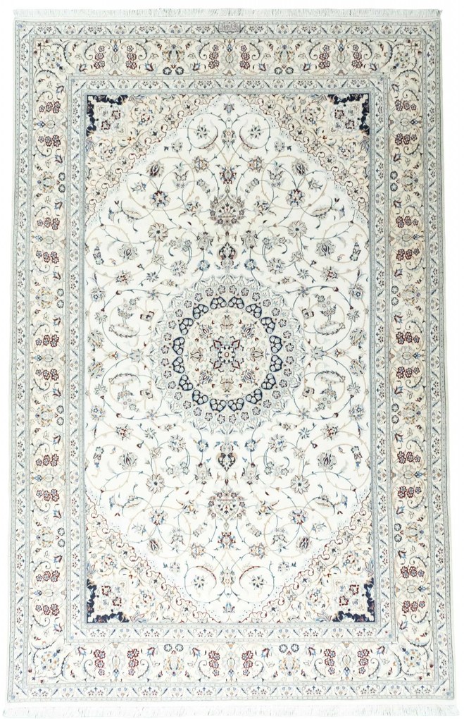 Nain Tappeto persiano 310 x 200 Beige (Iran) Annodato A Mano