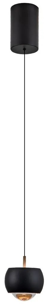 Immax NEO 07219L - Lampadario LED dimmerabile DORMINE 6W/230V opaco nero Tuya +TC