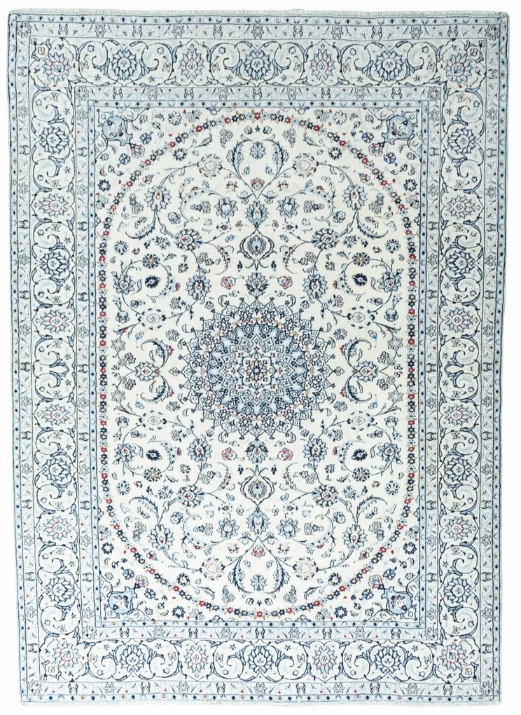 Nain Tappeto 280x200 Beige (Iran) Annodato A Mano