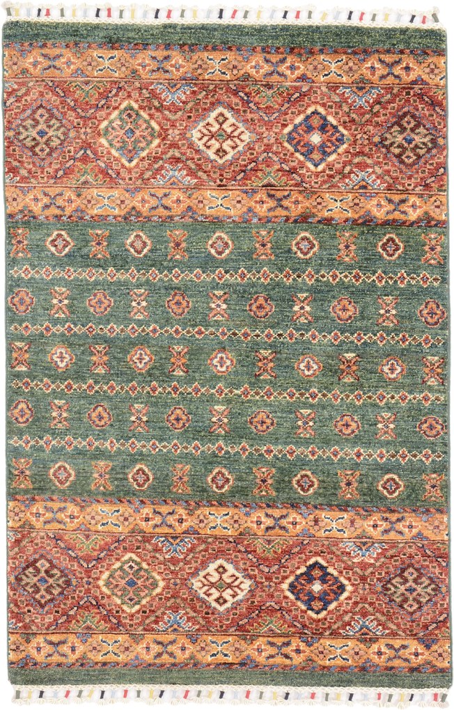 Samarkand Tappeto 120x80 (Pakistan) Annodato A Mano