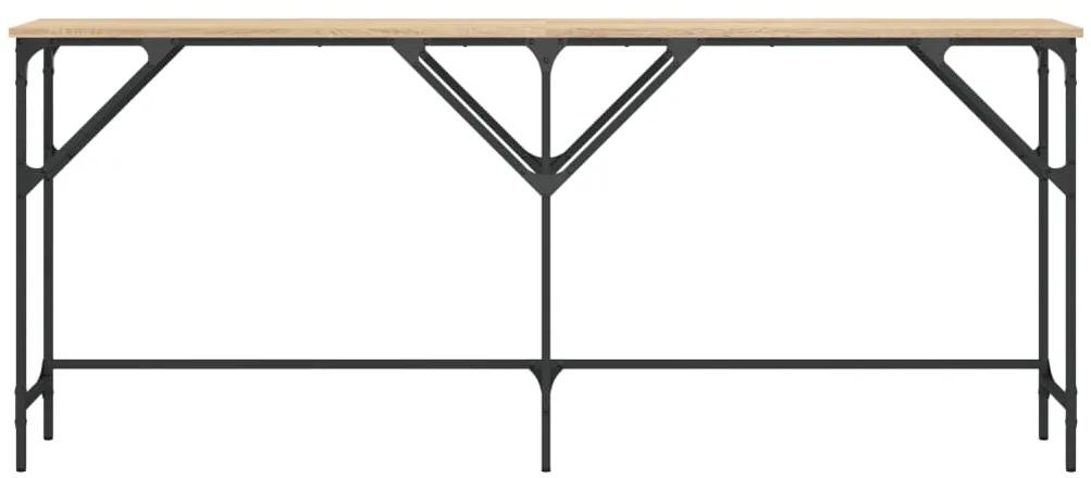 Tavolo Consolle Rovere Sonoma 180x29x75 cm in Legno Multistrato