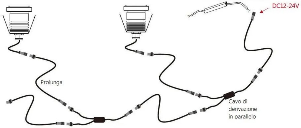 Faretto LED 1W IP65 Quadrato Luce Diffusa - Professional Colore Bianco Naturale 4.000K