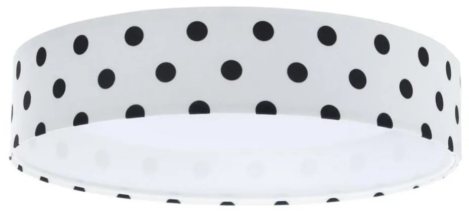 Plafoniera LED GALAXY KIDS 24W 230V bianco/nero a pois