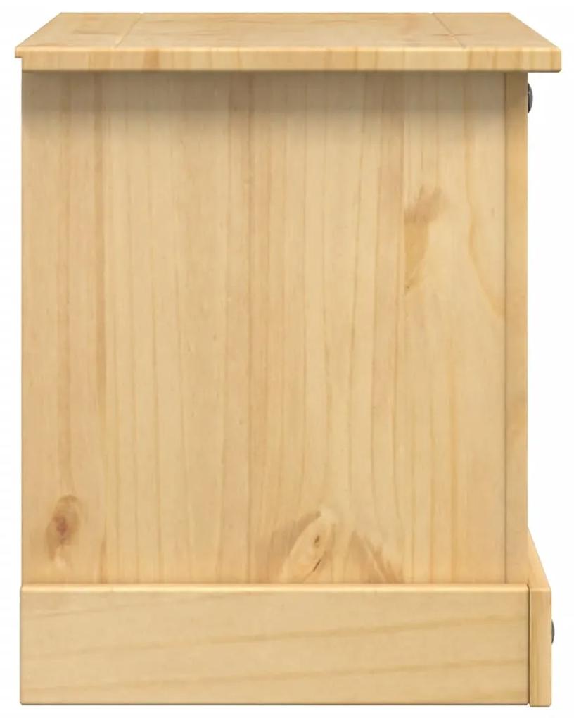 Comodino corona 53x39x50 cm in legno massello di pino
