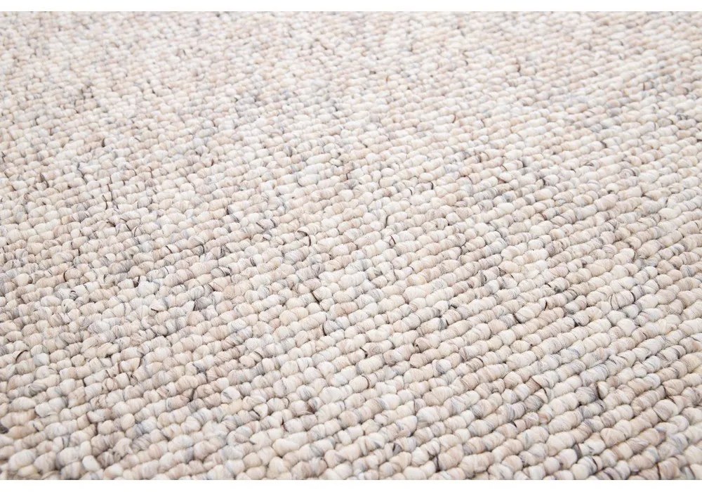 Tappeto crema 80x150 cm Petra Liso - Universal