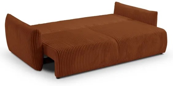 Divano letto 2 posti FRIDA marrone