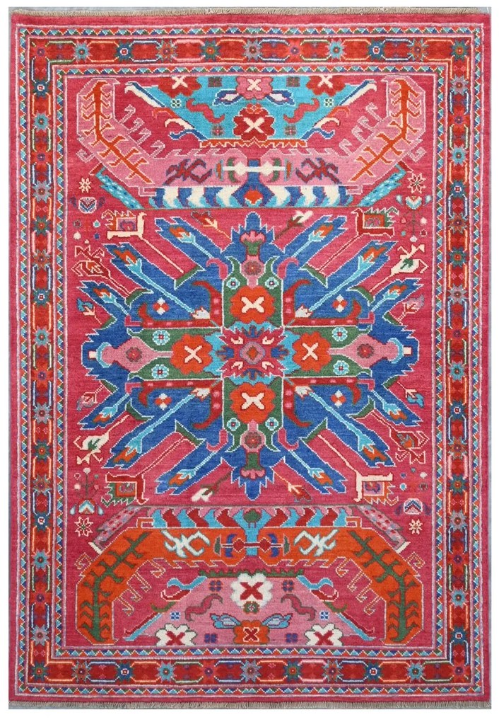Kazak Tappeto 120 x 170 (Pakistan) Annodato A Mano