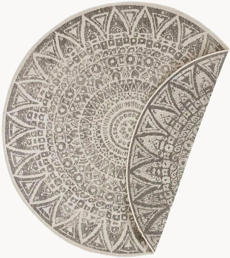 Tappeto rotondo reversibile in & outdoor Lilja