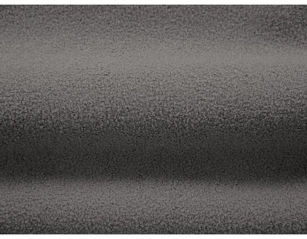 Poltrona grigia in tessuto bouclé Chuck - Micadoni Home