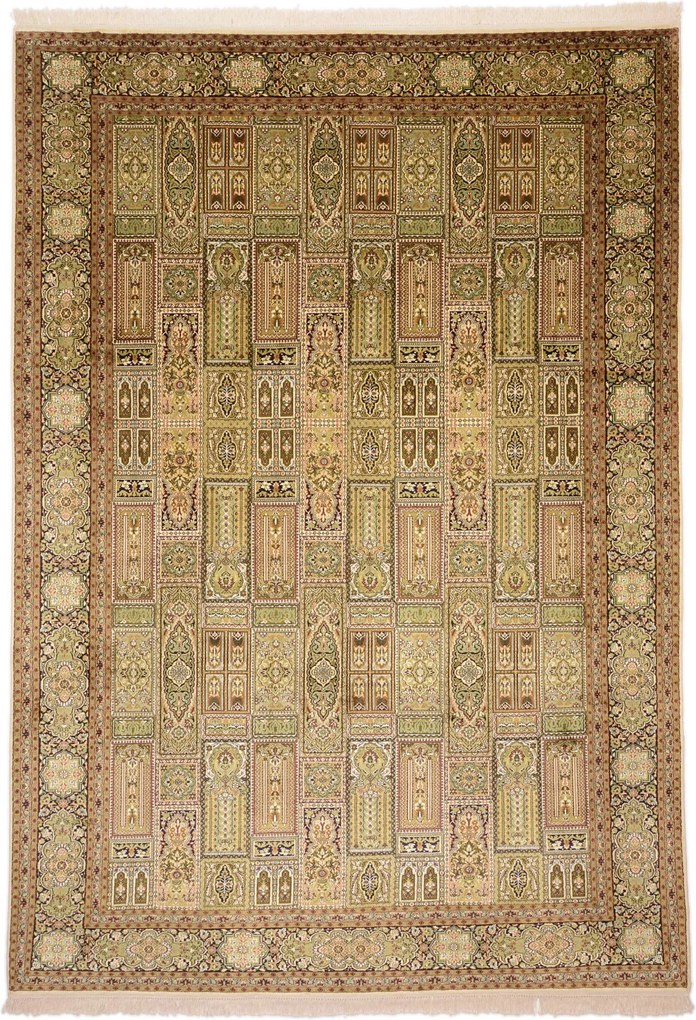 Cashmere Silk Tappeto 220x310 (Indian) Annodato A Mano