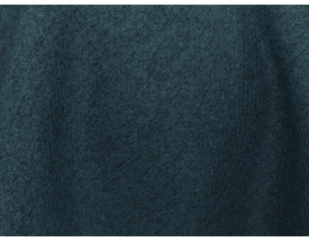 Sedia da pranzo color petrolio in imbottito Kalo – Makamii