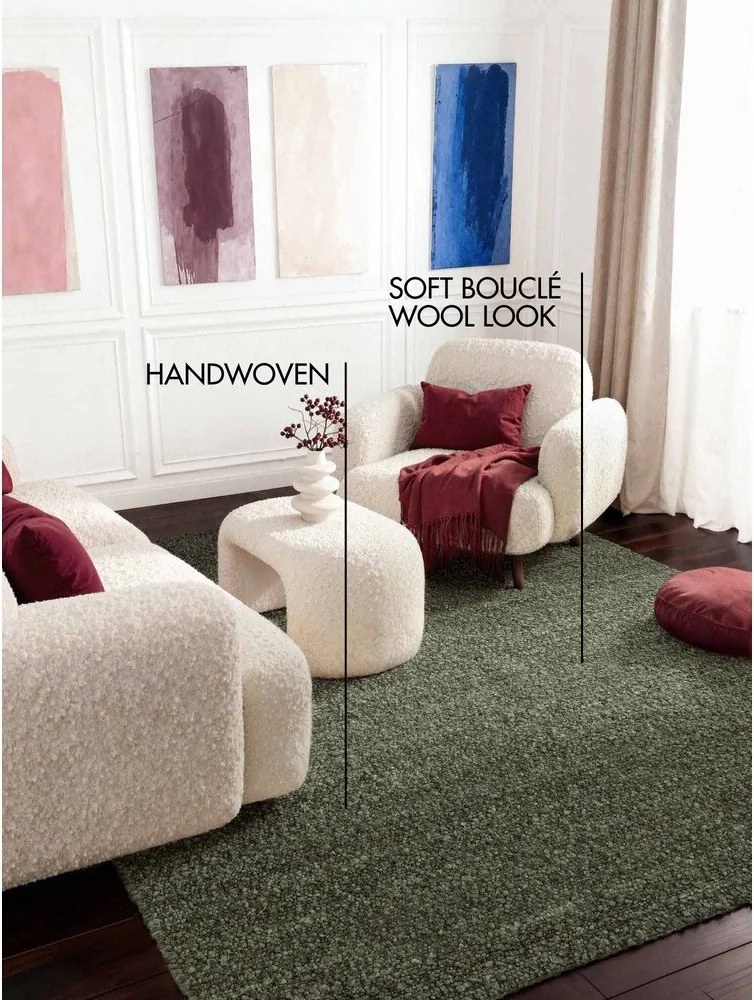 Tappeto verde tessuto a mano 200x290 cm Notting Hill Portobello – Ted Baker